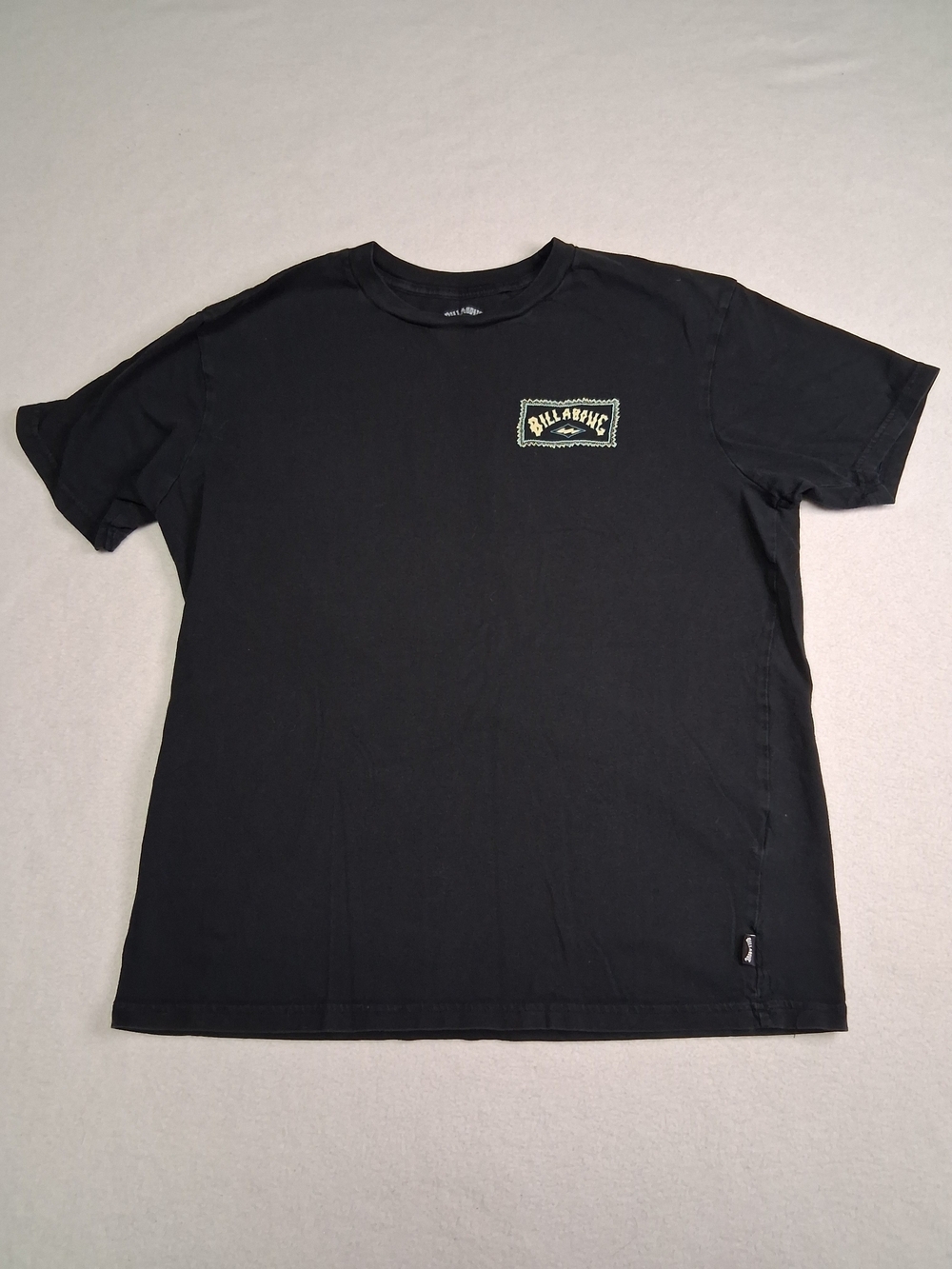 Billabong Men's Black Short-Sleeve Logo T-Shirt